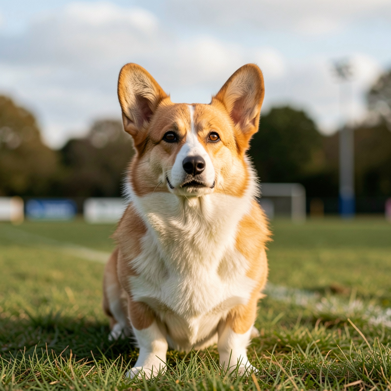présente la race corgi